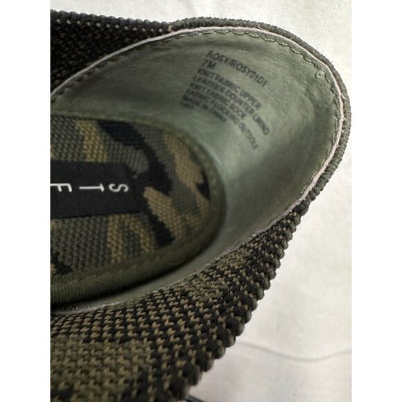 Steven by Steve Madden Camouflage Slip On Knit Flats Pointed Toe Rosy Size 7M - Picture 10 of 10